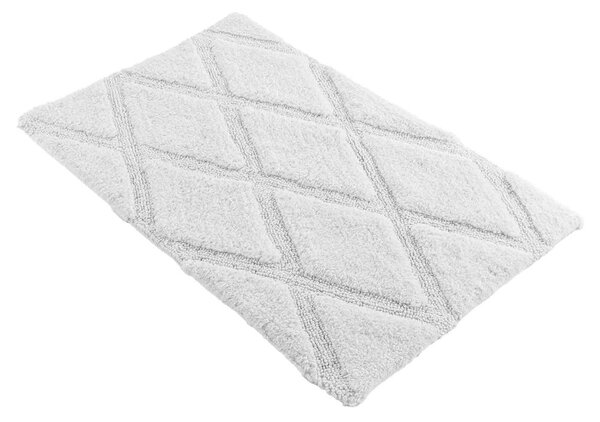 Biela kúpeľňová predložka 50x80 cm Thais – douceur d'intérieur