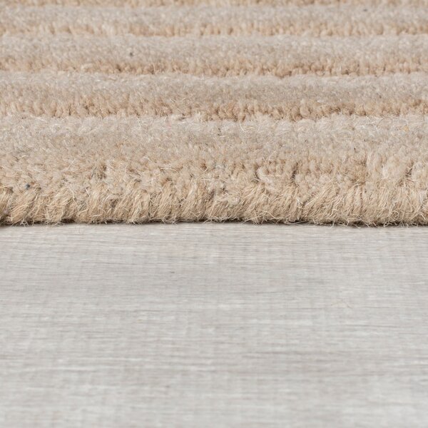 Béžový ručne tkaný vlnený koberec 160x230 cm Zen Rectangles – Flair Rugs