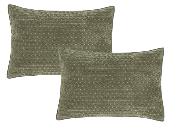 Obliečky na vankúše v súprave 2 ks 50x75 cm Attica Velvet Embroidered – Bianca
