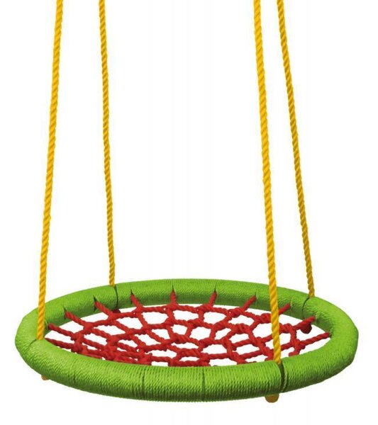 Woody Woody Hojdací kruh (priemer 83 cm) - zeleno červený OLP102191412