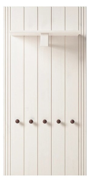 Biela predsieňová zostava z borovicového dreva 60x120x25 cm Anita – Støraa