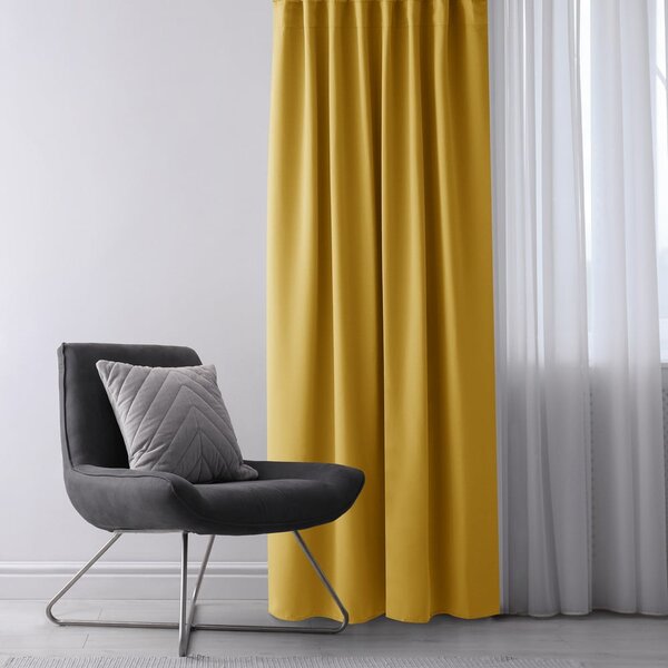 Žltý dimout záves 140x175 cm Kierra – Restilo