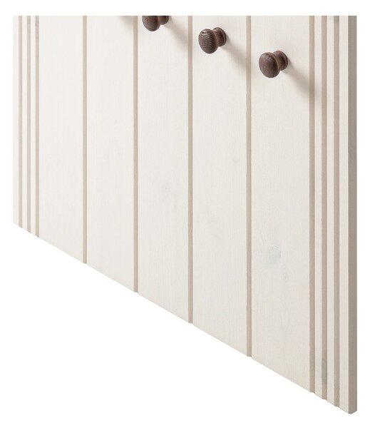 Biela predsieňová zostava z borovicového dreva 60x120x25 cm Anita – Støraa