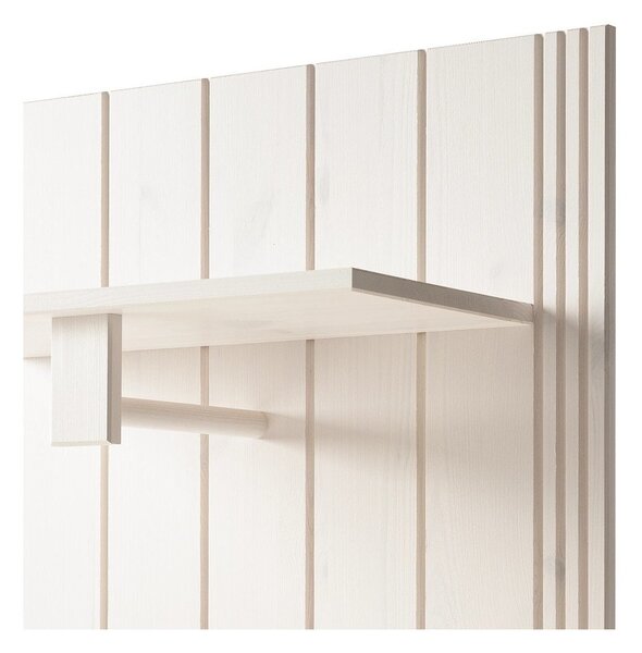 Biela predsieňová zostava z borovicového dreva 60x120x25 cm Anita – Støraa