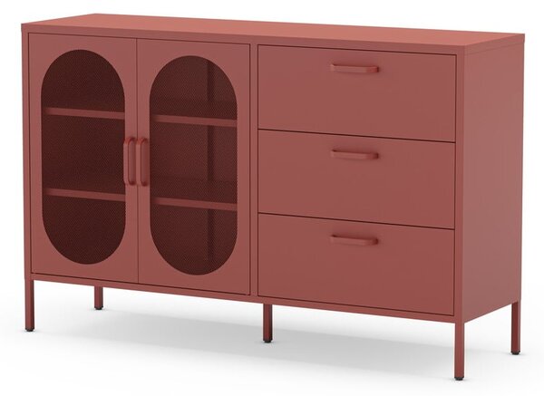 Komoda v tehlovej farbe 140x90 cm Diora – Marckeric