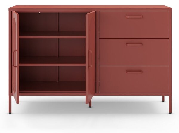 Komoda v tehlovej farbe 140x90 cm Diora – Marckeric