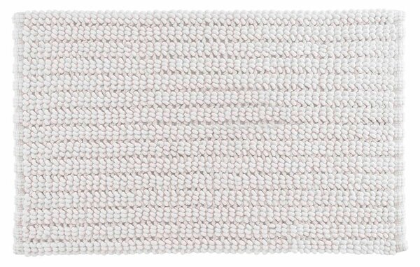 Biela kúpeľňová predložka 50x80 cm Voltis – douceur d'intérieur