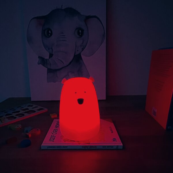 Silikónová detská lampa - ľadový medveď