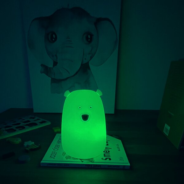 Silikónová detská lampa - ľadový medveď