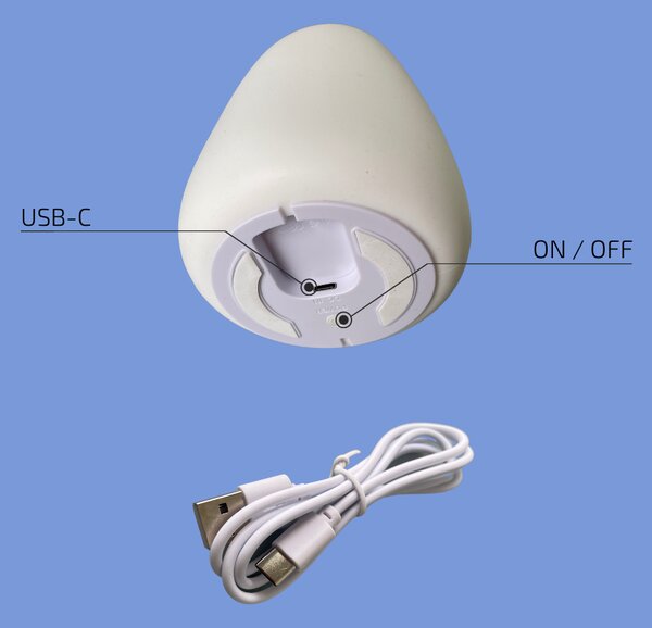 Silikónová detská lampa - ľadový medveď