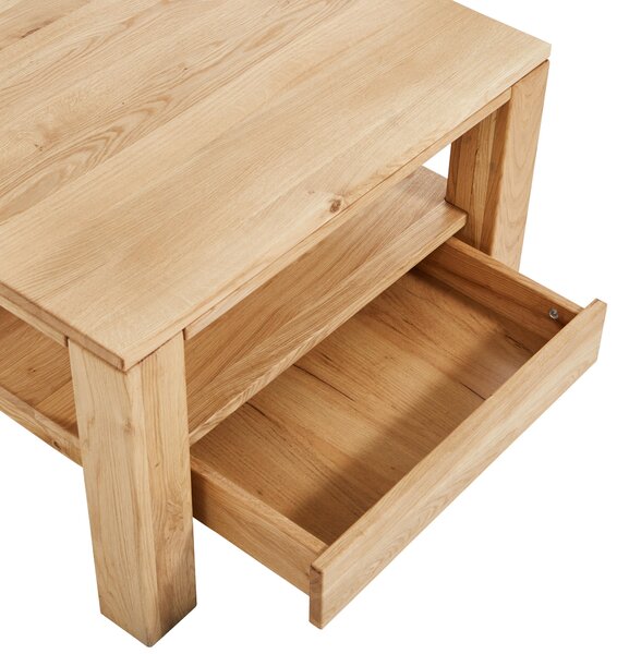 KONFERENČNÝ STOLÍK, farba duba, drevo, 70/70/47,5 cm Linea Natura - Stolíky do obývačky
