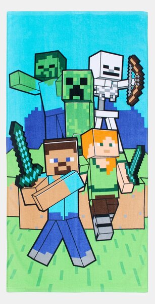 Sinsay - Bavlnená osuška Minecraft - viacfarebná