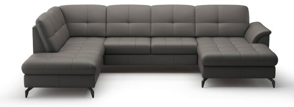 SEDACIA SÚPRAVA, textil, koža, mokka Sit & More - Sedačky, Online Only