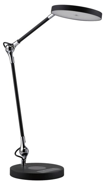 Paulmann Numis stolová LED lampa s funkciou nabíjania, čierna, Čierna, Pracovňa / Kancelária, Hliník, Moderný, Stolová lampa