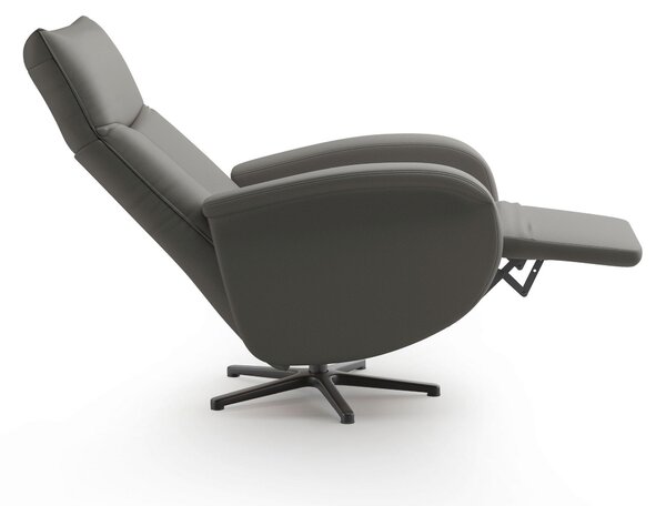 RELAXAČNÉ KRESLO, koža, antracitová Sit & More - Online Only obývacie izby, Online Only