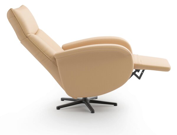 RELAXAČNÉ KRESLO, koža, cappuccino Sit & More - Online Only obývacie izby, Online Only