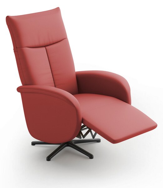 RELAXAČNÉ KRESLO, koža, červená Sit & More - Online Only obývacie izby, Online Only