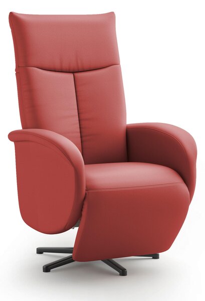 RELAXAČNÉ KRESLO, koža, červená Sit & More - Online Only obývacie izby, Online Only