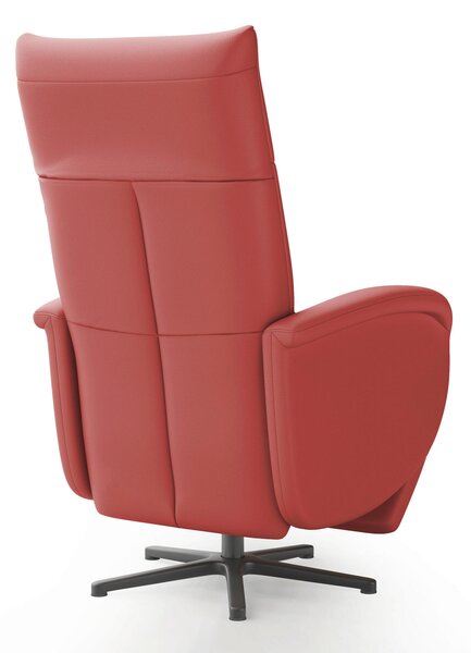 RELAXAČNÉ KRESLO, koža, červená Sit & More - Online Only obývacie izby, Online Only