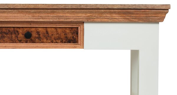 KONFERENČNÝ STOLÍK, prírodná farba, biela, drevo, 100/55/40 cm Landscape - Stolíky do obývačky