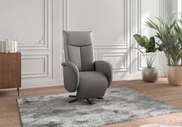 RELAXAČNÉ KRESLO, koža, mokka Sit & More - Online Only obývacie izby, Online Only