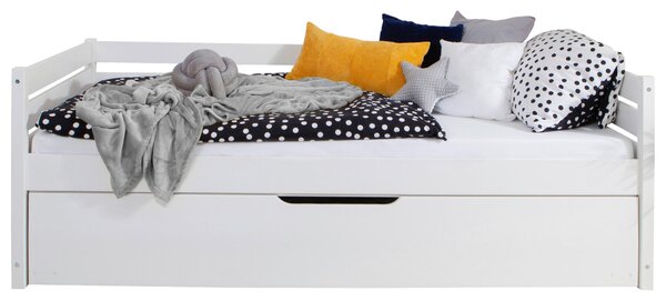 POSTEĽ S ÚLOŽNÝM PRIESTOROM, 90/200 cm biela MID.YOU - Detské izby, Online Only