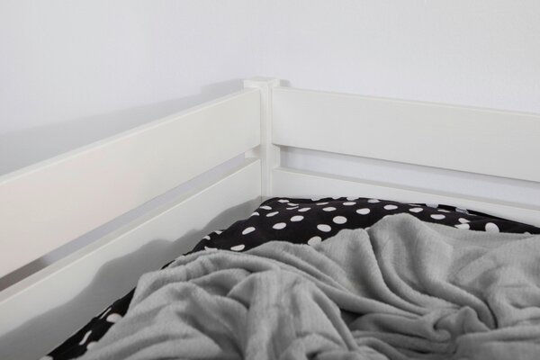 POSTEĽ S ÚLOŽNÝM PRIESTOROM, 100/200 cm biela MID.YOU - Detské izby, Online Only