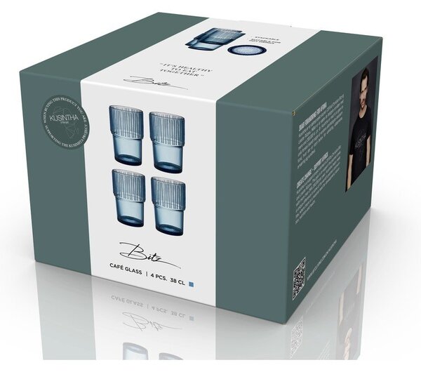 Poháre v súprave 4 ks 380 ml Kusintha – Bitz