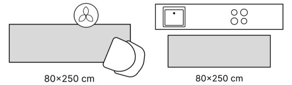 Zelený behúň 80x250 cm Prisma – Elle Decoration