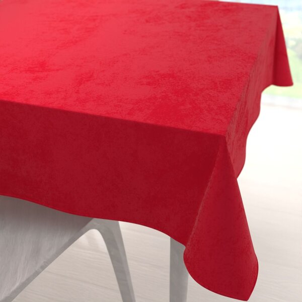 Biante Zamatový štvorcový obrus Velvet Prémium SVP-051 Sýto červený 80x80 cm