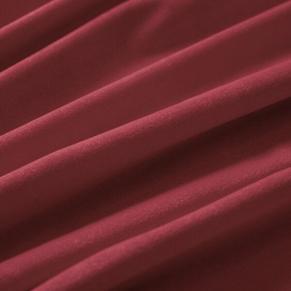 Biante Veľký zamatový okrúhly obrus Velvet Premium SVP-050 Vínovo červený Ø 150 cm
