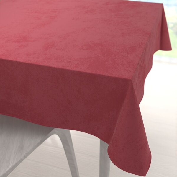 Biante Veľký zamatový štvorcový obrus Velvet Prémium SVP-050 Vínovo červený 150x150 cm