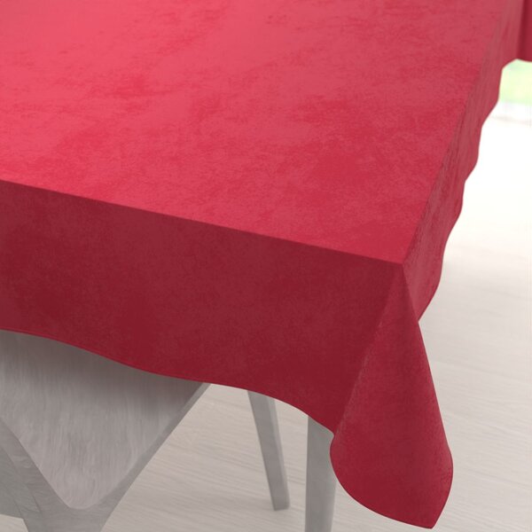 Biante Zamatový obdĺžnikový obrus Velvet Premium SVP-049 Jahodovo červený 50x100 cm