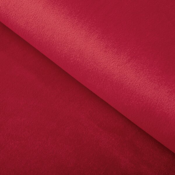 Biante Zamatový obdĺžnikový obrus Velvet Premium SVP-049 Jahodovo červený 50x100 cm