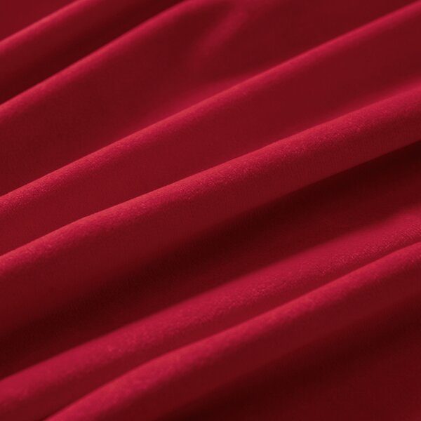 Biante Zamatový obdĺžnikový obrus Velvet Premium SVP-049 Jahodovo červený 50x100 cm