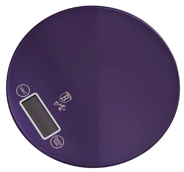 BERLINGERHAUS Váha kuchynská digitálna okrúhla 5 kg Purple Eclipse Collection BH-9434