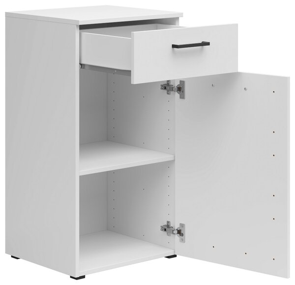 KOMODA, biela, 45/83/40 cm Carryhome - Komody
