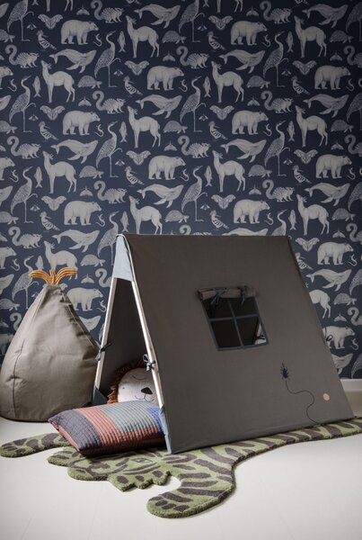 Tapeta Katie Scott Animals Dark Blue