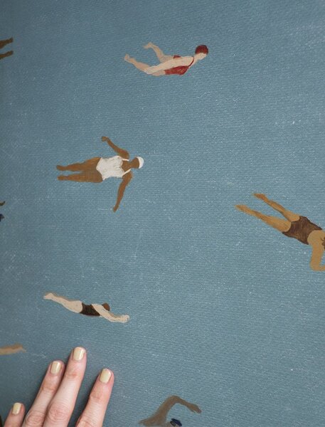 Plagát Swimmers 70 × 50 cm