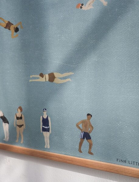 Plagát Swimmers 70 × 50 cm