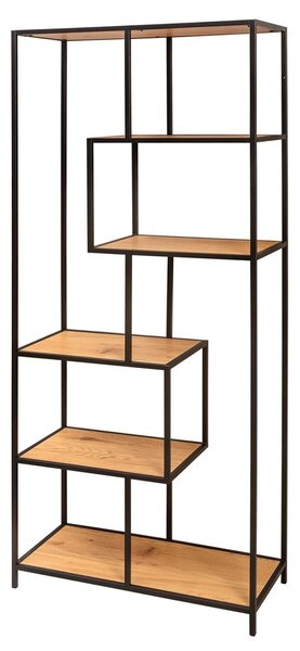 Dizajnový regál Maille 185 x 77 cm divý dub