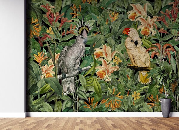 Fototapeta Veľké papagáje v zelených trópoch - Andrea Haase Materiál: Vliesová, Rozmery: 200 x 140 cm