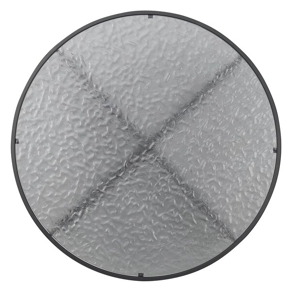 KONFERENČNÝ STOLÍK, čierna, kov, sklo, 80/80/45 cm Livetastic - Stolíky do obývačky, Online Only
