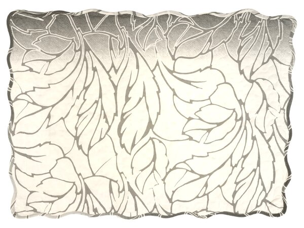 Prehoz bavlnený Fatima Sivý TiaHome - 220x240cm + 2ks 50x70cm