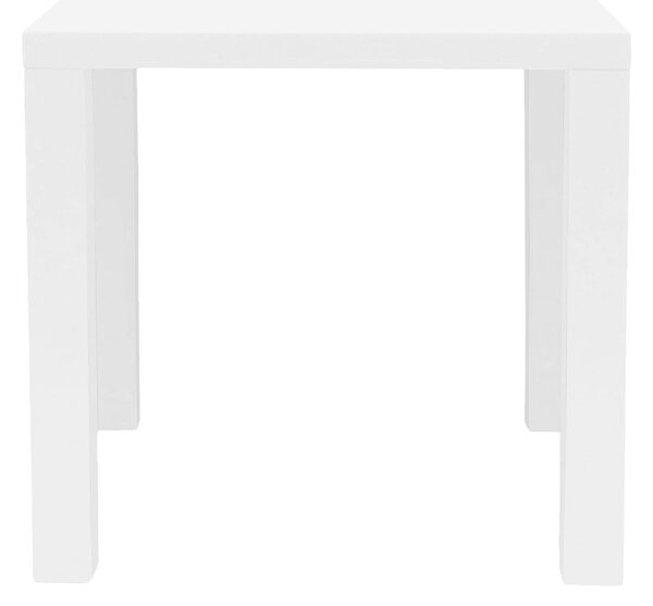 JEDÁLENSKÝ STÔL, biela s vysokým leskom, 80/80/76 cm MID.YOU - Online Only jedálne, Online Only