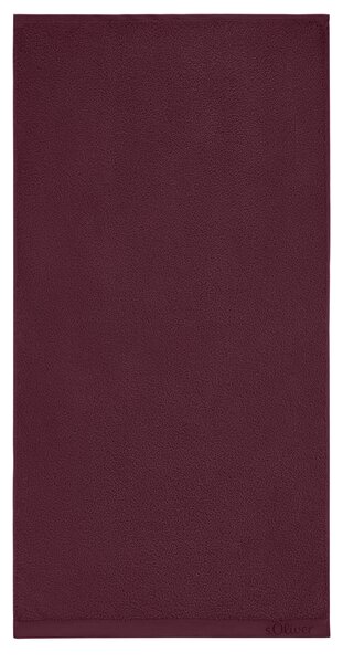 UTERÁK, 70/140 cm, vínovočervená S. Oliver - Kúpeľňový textil