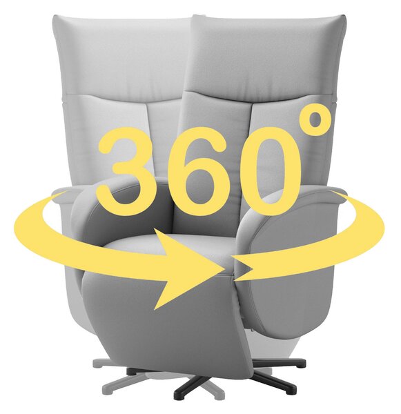 RELAXAČNÉ KRESLO, textil, tmavosivá Sit & More - Online Only obývacie izby, Online Only