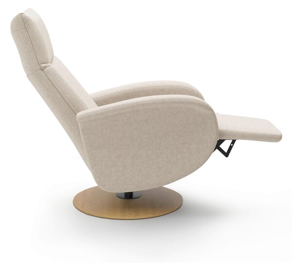 RELAXAČNÉ KRESLO, textil, krémová Sit & More - Online Only obývacie izby, Online Only