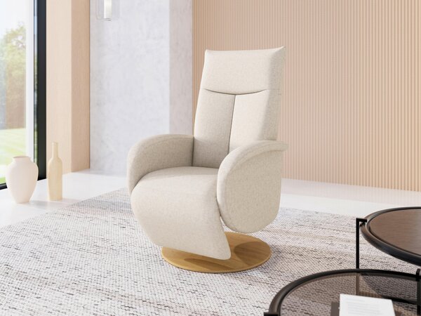 RELAXAČNÉ KRESLO, textil, krémová Sit & More - Online Only obývacie izby, Online Only
