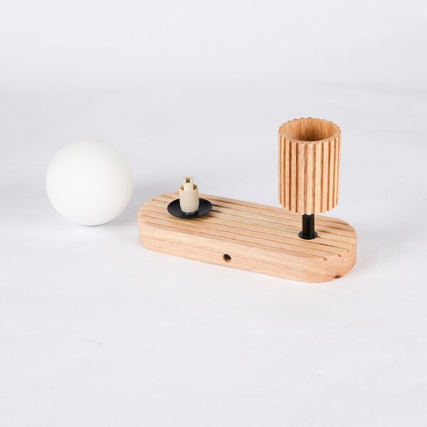 Brilagi - Nástenné bodové svietidlo MODERN WOOD 1xG9/5W/230V+1xGU10/8W drevené
